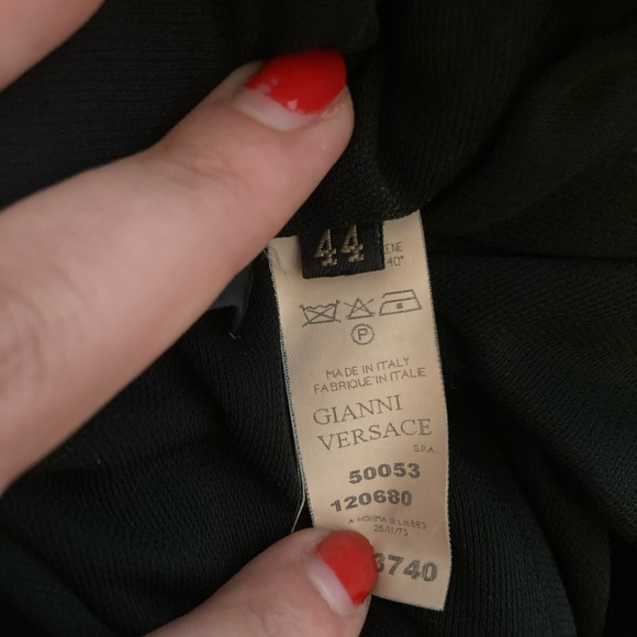 Versace Black Dress size 44 - Picture 10 of 11